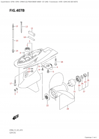 407B - Gear Case (407B -   )