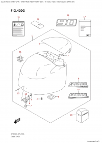 420G - Engine Cover (Df90A:e01) (420G -   () (Df90A: e01))