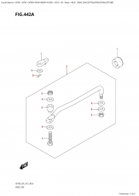 442A - Drag Link (Df70A,Df80A,Df90A,Df100B) (442A -   (Df70A, Df80A, Df90A, Df100B))