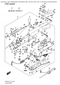 444A - Tiller  Handle  (Df70Ath)(Df90Ath) (444A -  (Df70Ath) (Df90Ath))