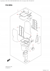 585A - Opt:gasket Set (585A - :  )