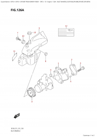 126A  -  Inlet  Manifold  (Df9.9B,Df9.9Br,Df9.9Bt,Df9.9Bth) (126A - �������� ��������� (Df9.9B, Df9.9Br, Df9.9Bt, Df9.9Bth))
