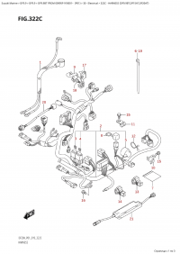 322C - Harness (Df9.9Bt,Df15At,Df20At) (322C -   (Df9.9Bt, Df15At, Df20At))