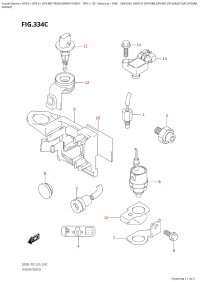 334C  -  Sensor  /  Switch  (Df9.9Br,Df9.9Bt,Df15Ar,Df15At,Df20Ar, (334C - ������� � ������������� (Df9.9Br, Df9.9Bt, Df15Ar, Df15At, Df20Ar,)