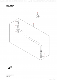 442A  -  Drag  Link  (Df9.9Br,Df9.9Bt,Df15Ar,Df15At,Df20Ar,Df20At) (442A - ������������� ���� (Df9.9Br, Df9.9Bt, Df15Ar, Df15At, Df20Ar, Df20At))