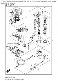 561B  -  Opt:starting  Motor  (Manual  Starter)  (Manual  Starter)  (Df9.9A P01) (561B - :  ( ) ( ) (Df9.9A P01))