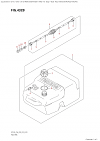 432B - Fuel Tank (Dt9.9A:p40,Dt15A:p40) (432B - ��������� ��� (Dt9.9A: p40, Dt15A: p40))