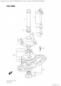 160B - Water Pump (L-Transom) (160B -   (L-Transom))