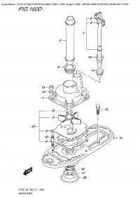 160D  -  Water  Pump (Dt30 P40)  (From  Vin.712193) (160D -   (Dt30 P40) (From Vin.712193))