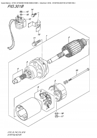 301B - Starting Motor (Dt30R P40) (301B -   (Dt30R P40))
