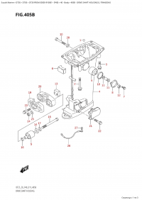 405B - Drive Shaft Housing (L-Transom) (405B -    (L-Transom))