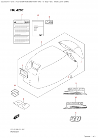 420C - Engine Cover (Dt30R) (420C -   () (Dt30R))