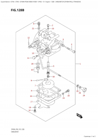 128B - Carburetor (Dt40W:p40:L2-Transom) (128B -  (Dt40W: p40: L2-Transom))