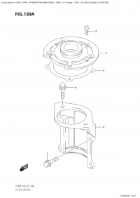 130A - Oil Seal Housing (E-Starter) (130A -   (  ))