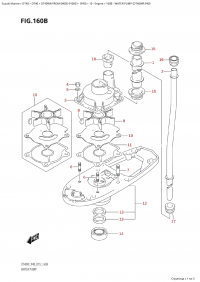 160B - Water Pump (Dt40Wr:p40) (160B -   (Dt40Wr: p40))