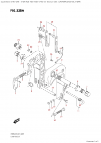 335A - Clamp Bracket (Dt40W,Dt40Wk) (335A -   (Dt40W, Dt40Wk))