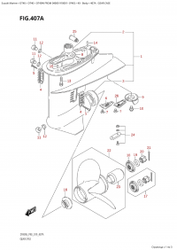 407A - Gear Case (407A -   )