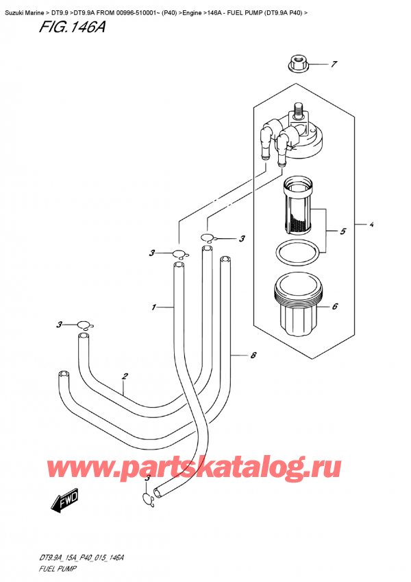   ,   ,  DT9.9A S FROM 00996-510001~ (P40)   2015 , Fuel  Pump  (Dt9.9A  P40)