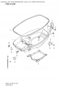 412A  -  Lower  Cover  (Dt9.9A P40) (412A -    (Dt9.9A P40))