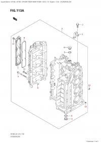 113A - Cylinder Block (113A - ���� ��������)