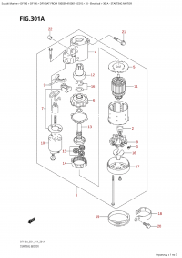 301A - Starting Motor (301A - ��������� ���������������)