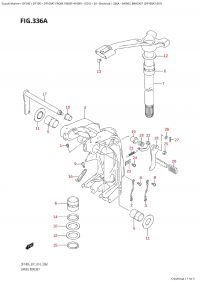 336A - Swivel Bracket (Df100At:e01) (336A - ���������� ��������� (Df100At: e01))