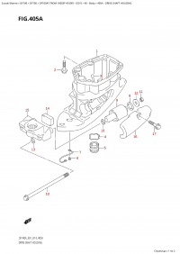 405A - Drive Shaft Housing (405A - ������ ���� ��������)