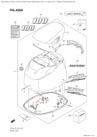 420A - Engine Cover (Df100At:e01) (420A - ������ ��������� (�����) (Df100At: e01))