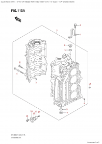 113A - Cylinder Block (113A -  )