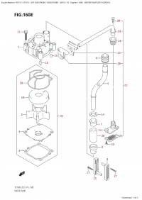 160E - Water Pump (Df115Az:e01) (160E -   (Df115Az: e01))