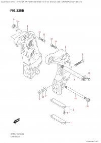 335B - Clamp Bracket (Df115At:e11) (335B -   (Df115At: e11))