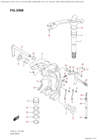 336B - Swivel Bracket (Df115At,Df115Az) (336B -   (Df115At, Df115Az))