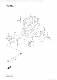 405A - Drive Shaft Housing (405A -   )