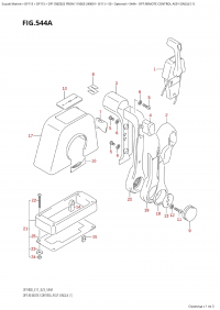 544A - Opt:remote  Control  Assy  Single  (1) (544A -    ,  (1))