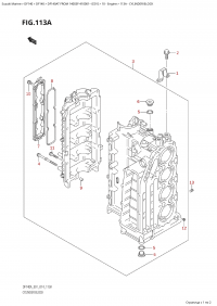 113A - Cylinder Block (113A - ���� ��������)