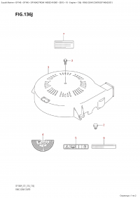 136J - Ring Gear Cover (Df140Az:e01) (136J - ������ ��������� �������� (Df140Az: e01))