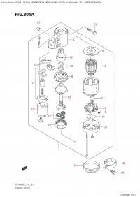 301A - Starting Motor (301A - ��������� ���������������)