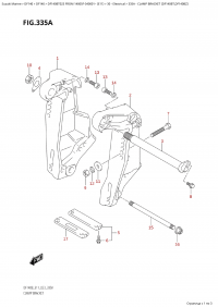 335A - Clamp Bracket (Df140Bt,Df140Bz) (335A -   (Df140Bt, Df140Bz))