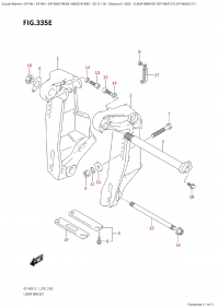 335E - Clamp Bracket  (Df140At:e11,Df140Az:e11) (335E -   (Df140At: e11, Df140Az: e11))