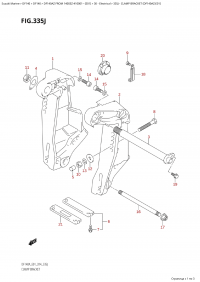 335J - Clamp Bracket (Df140Az:e01) (335J - ��������� ������ (Df140Az: e01))