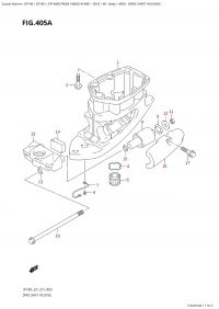405A - Drive Shaft Housing (405A - ������ ���� ��������)