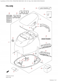 420J - Engine Cover (Df140Az:e01) (420J - ������ ��������� (�����) (Df140Az: e01))