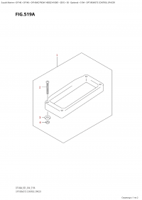 519A - Opt:remote Control Spacer (519A - �����: ������������� ���������� ���������)