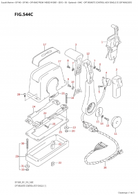 544C - Opt:remote Control Assy Single (1) (Df140Az:e01) (544C - ������������� ���������� � �����, ��������� (1) (Df140Az: e01))