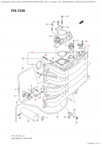123A - Intake Manifold / Throttle Body (Df150T:e01) (123A -   /   (Df150T: e01))