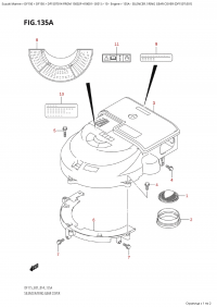 135A - Silencer  /  Ring Gear Cover (Df150T:e01) (135A -  /    (Df150T: e01))