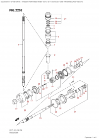 220E - Transmission (Df150Z:e01) (220E - ����������� (Df150Z: e01))
