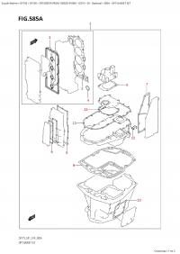 585A - Opt:gasket Set (585A - �����: �������� ���������)