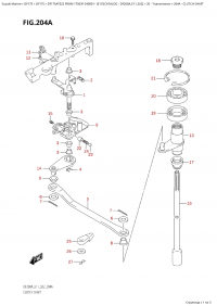 204A  -  Clutch  Shaft (204A -  )