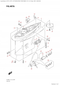 407A - Gear Case (407A -   )